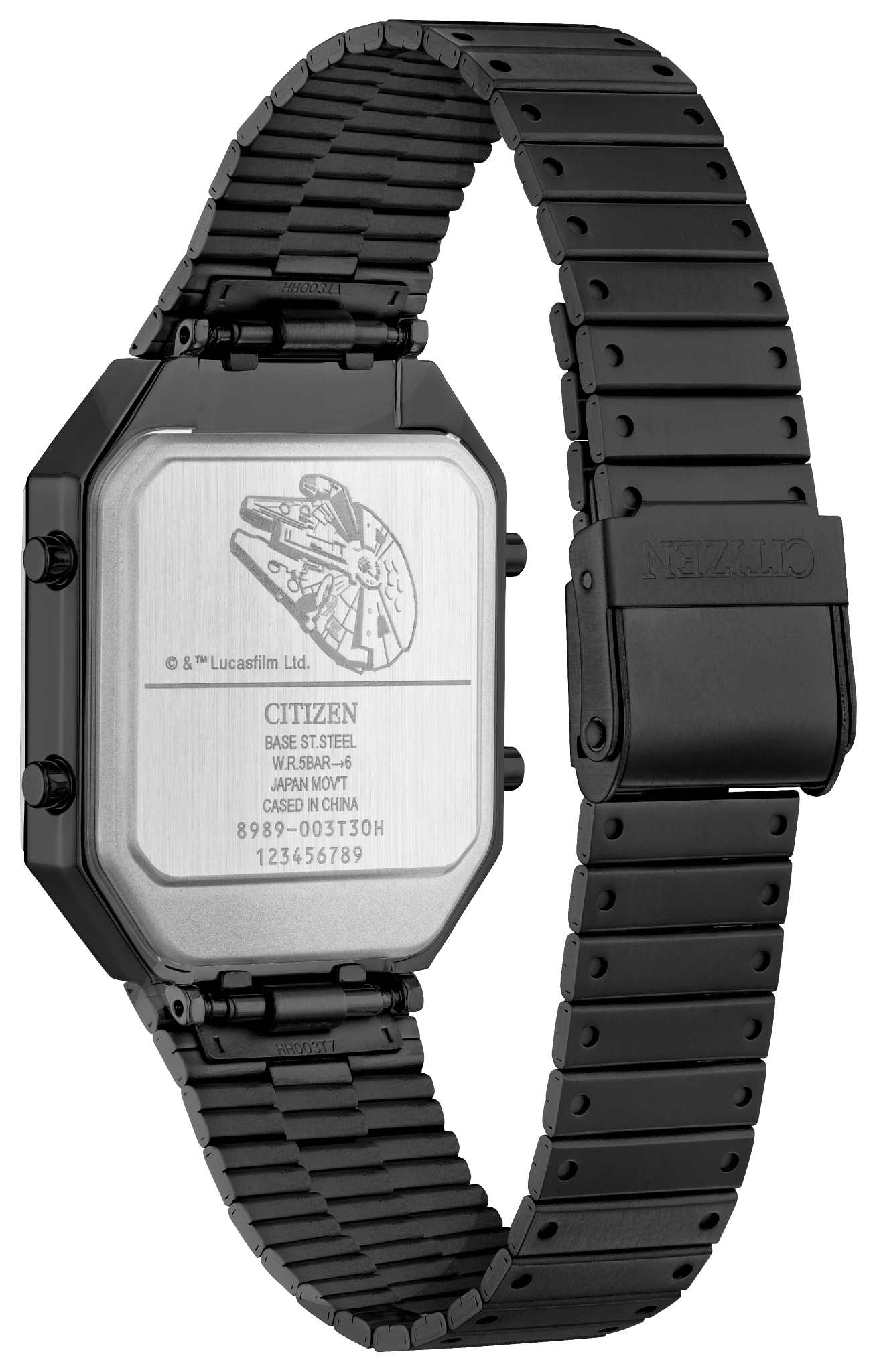 Millennium Falcon Silver-Tone Dial Stainless Steel Bracelet JG2146